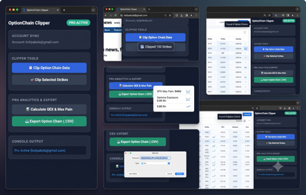 OptionChain Clipper Interface Preview
